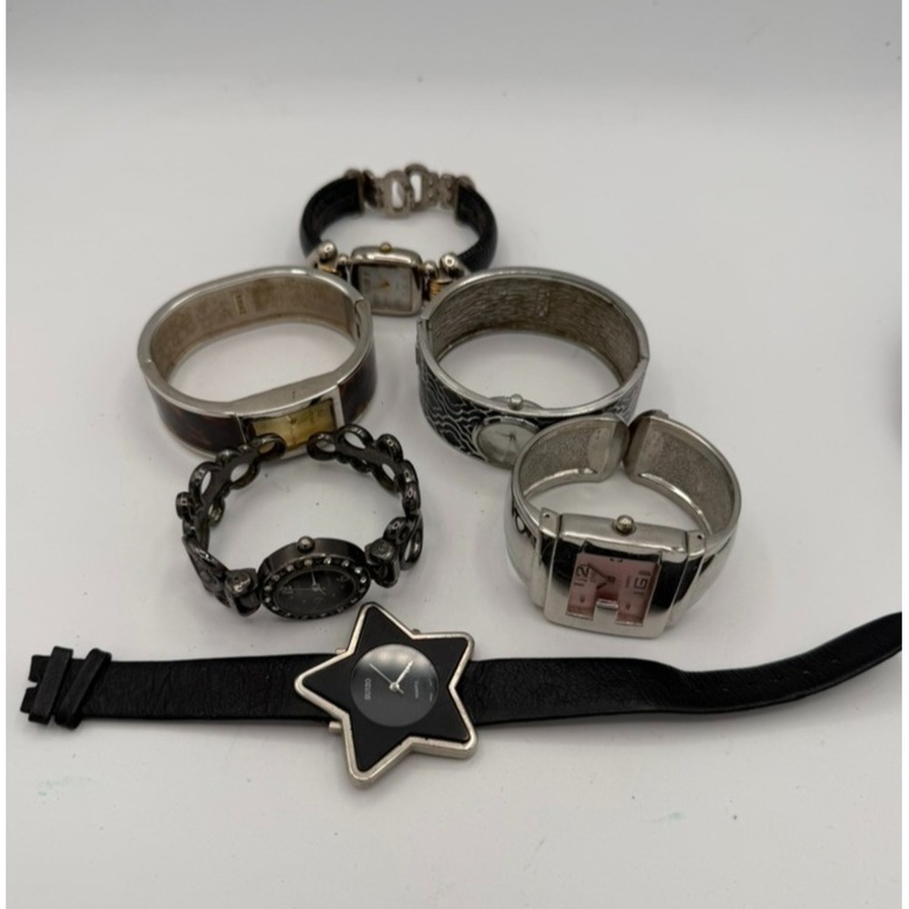 Lot of 6 Women's Watches Suizo EYKI Studio Time New Batteries Running